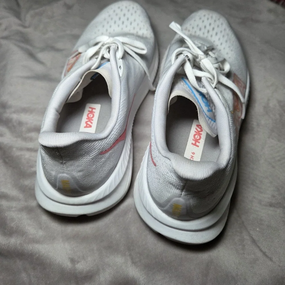 HOKA Mach 6 Running Shoes Women's Size 8.5‎ B White Nimbus Cloud